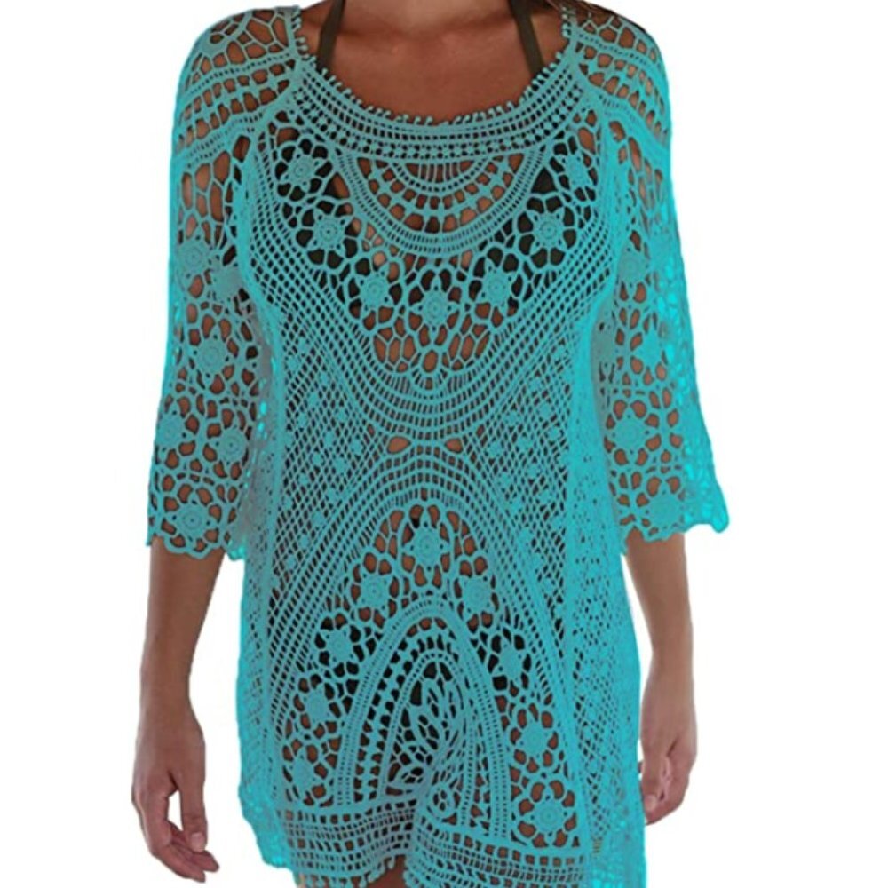 Beach Tops Sexy Perspective Cover Dresses